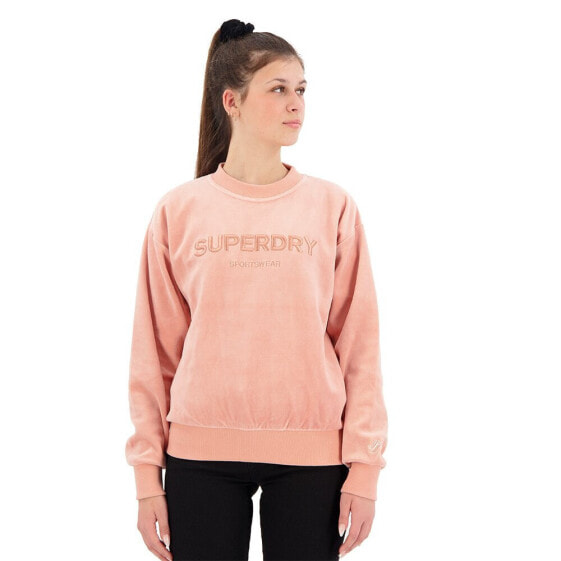 SUPERDRY Velour Graphic Boxy sweatshirt