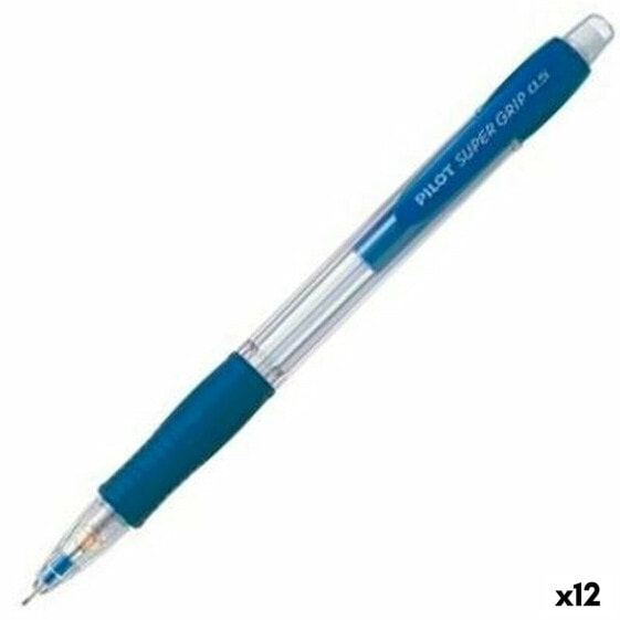 Механический карандаш Pilot Super Grip Синий 0,5 mm (12 штук)