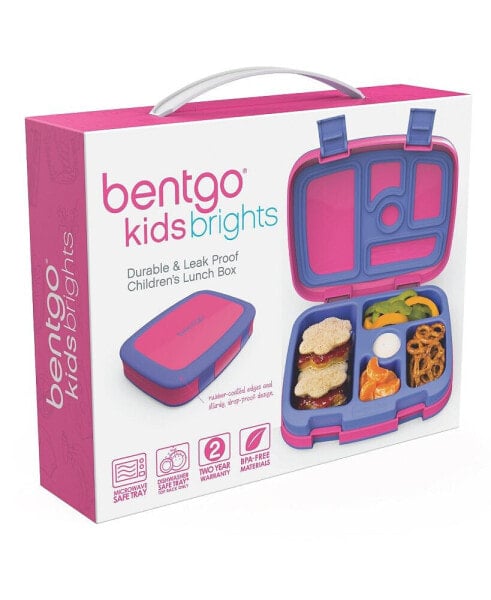 Бенто-коробка для ланча Bentgo kids яркая 5-отделений