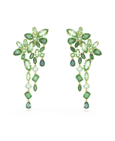 Crystal Mixed Cuts Gema Drop Earrings