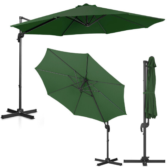 Парасоль садовый боковой усилитель Uniprodo UNI_UMBRELLA_2R300GR_N