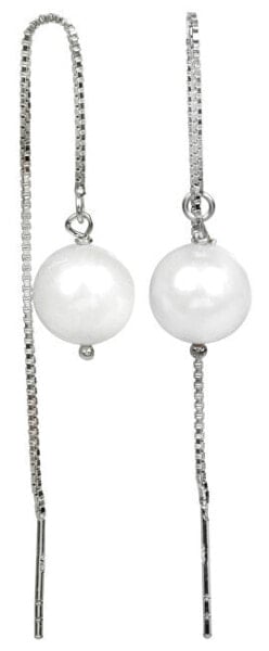 Серьги с жемчугом белыми JwL Luxury Pearls JL0204