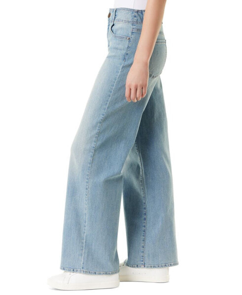 Petite Shape Effect Wide-Leg Tummy-Control Jeans