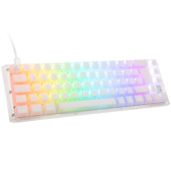 Ducky One 3 Aura White SF Gaming Tastatur, RGB LED - Kailh Jellyfish Y