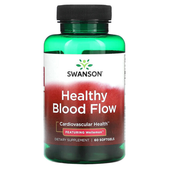 Витамины и БАДы для сердца и сосудов Swanson Healthy Blood Flow, 60 капсул