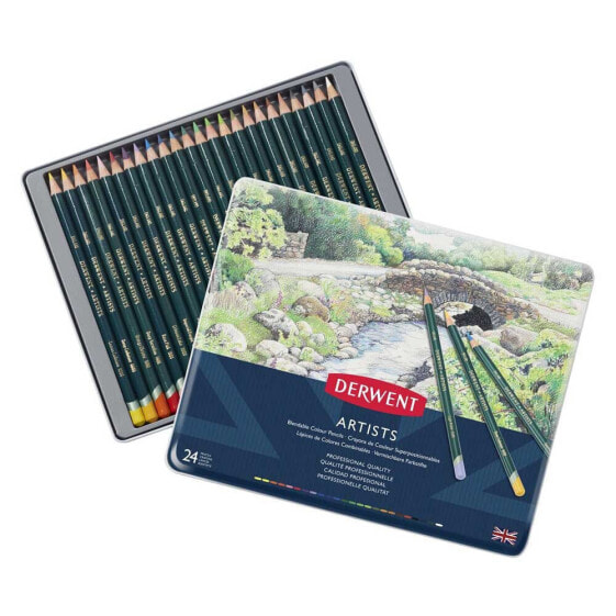 DERWENT Metallic Box Artists Pencil 24 Units