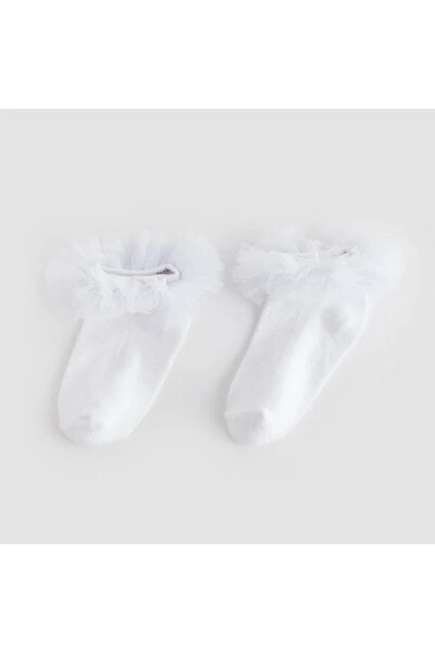 LCW baby Kız Bebek Patik Çorap