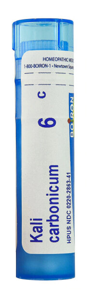 Boiron Kali Carbonicum 6C Гомеопатическое болеутоляющее средство при боли в нижней части спины 80 пеллет