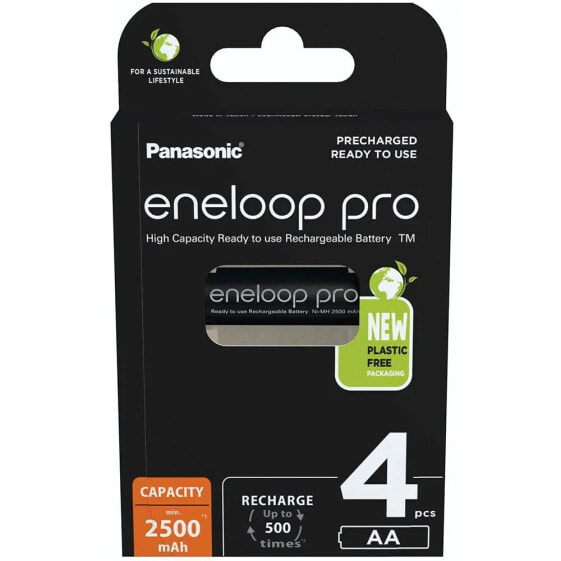 ENELOOP BK-3HCDE/4BE Rechargeable Battery 2500mAh 4 Units