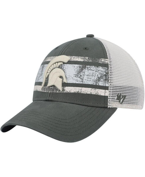 Men's Green, White Michigan State Spartans Interlude MVP Trucker Snapback Hat