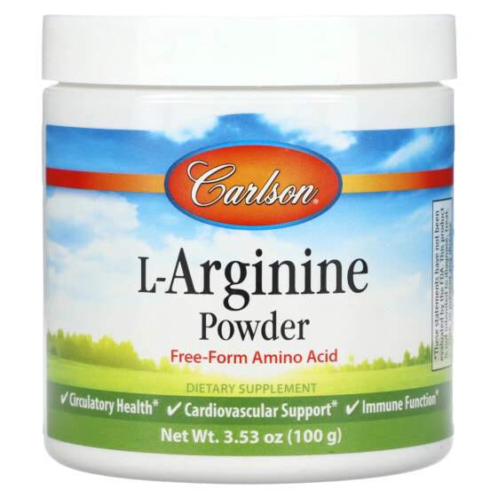 Пищевая добавка Carlson L-Arginine Powder, 2.2 lb (1,000 g)
