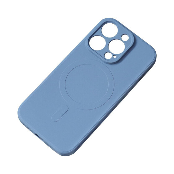 Чехол из силикона с технологией MagSafe для iPhone 15 Pro Silicone Case гранатовый Hurtel