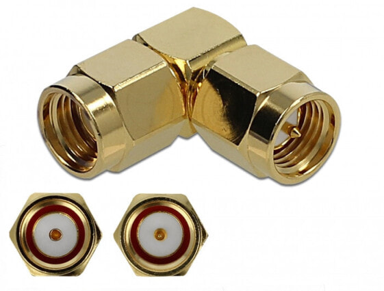 Delock 89951 - SMA - RP-SMA - Gold - Gold - 50 ? - 1.6 cm - 16.5 mm