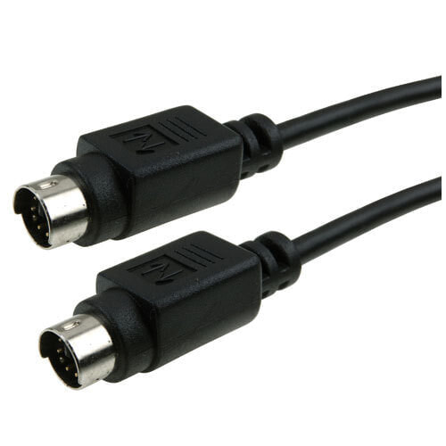 ICIDU S-Video Cable - 2m - 2 m - S-Video (4-pin) - S-Video (4-pin) - Black - Male/Male - 93 mm