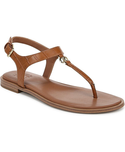 Lizzi T-Strap Flat Sandals