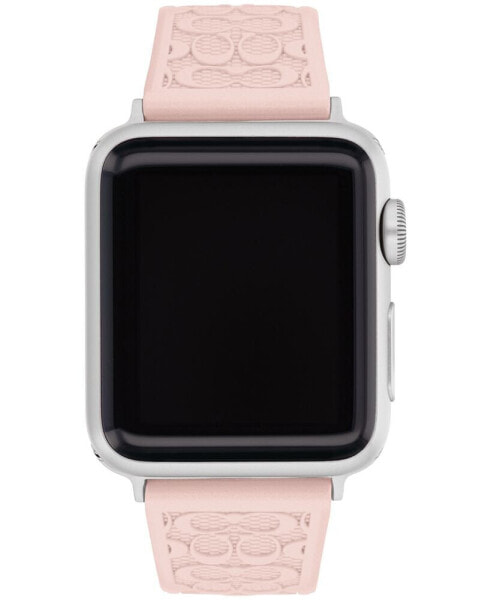 Women's Pink Silicone Strap for Apple Watch 38mm, 40mm, 41mm