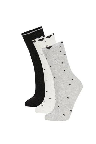 Носки Defacto Kadın 3lü Long Socks Cotton