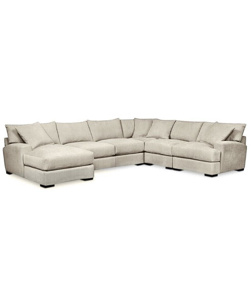 Rhyder 5-Pc. Fabric Sectional Sofa with Chaise, Created for Macy's