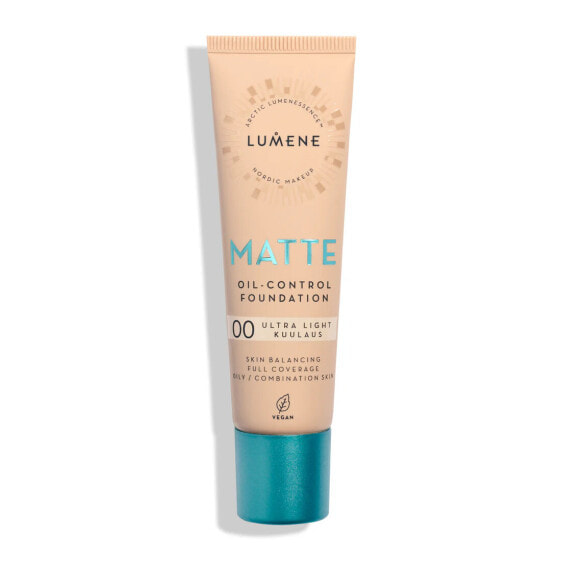 Lumene Matte Oil-Control Foundation SPF20 Матирующий тональный крем