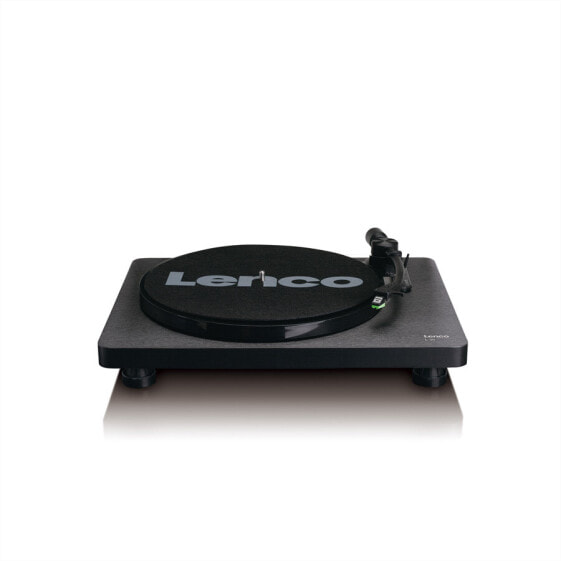 Lenco L-30BK - Belt-drive audio turntable - Semi automatic - Black - 33,45 RPM - AC - 410 mm
