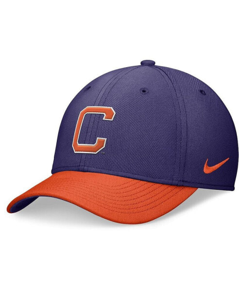 Men's Purple/Orange Clemson Tigers Rise Swoosh Flex Hat