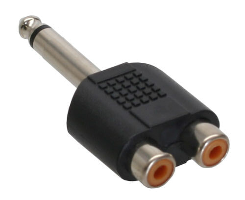 InLine Audio Adapter 6.3mm jack male mono / 2x RCA female