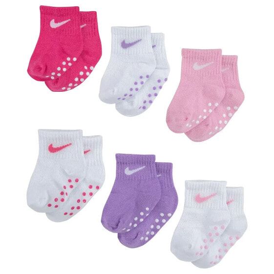 NIKE KIDS Pop Color Gripper socks 6 pairs