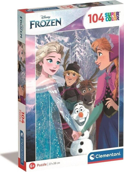 Clementoni CLE puzzle 104 SuperKolor Disney Drozen 25742