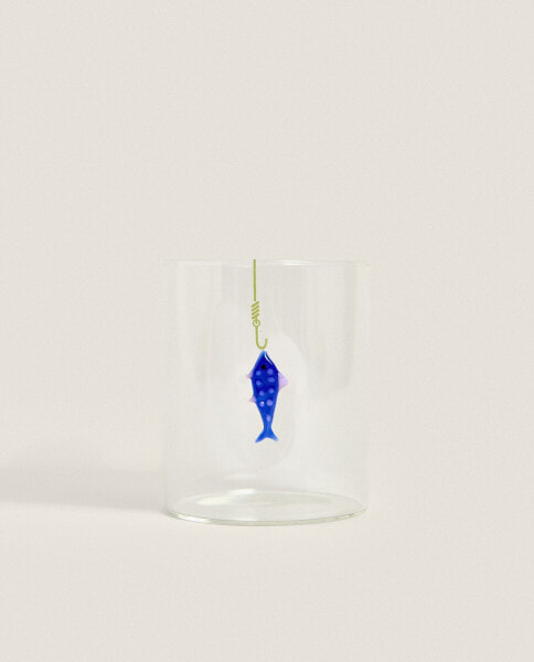 Borosilicate fish tumbler