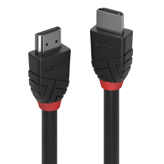 Lindy 3m High Speed HDMI Cable - Black Line - 3 m - HDMI Type A (Standard) - HDMI Type A (Standard) - 4096 x 2160 pixels - 18 Gbit/s - Black