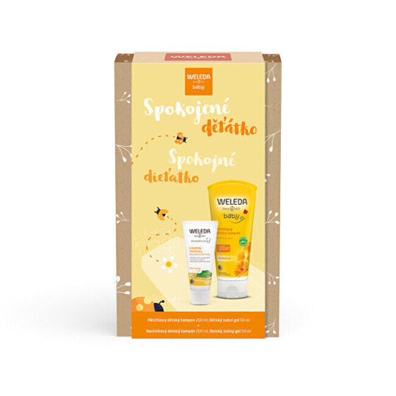 Weleda Satisfied Baby Набор для малышей: Шампунь 200 мл + Зубная паста 50 мл