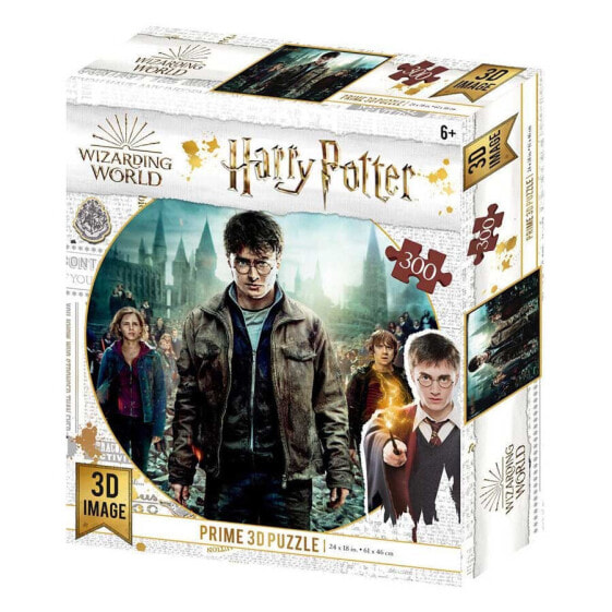 PRIME 3D Harry Potter Harry Hermione And Ron Puzzle 300 Pieces