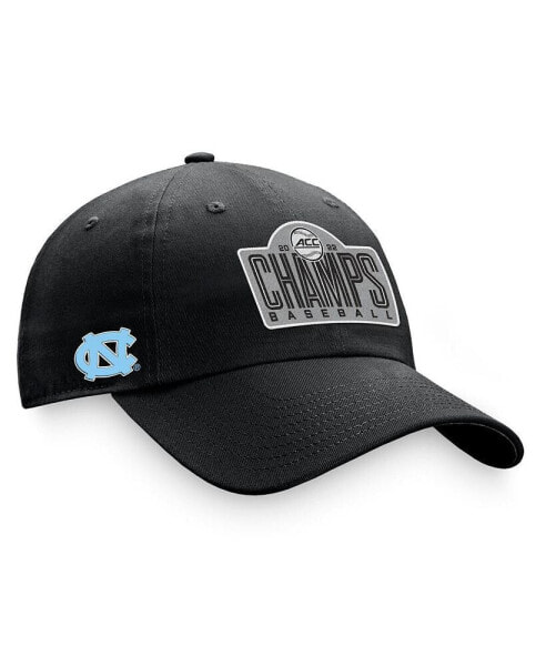 Men's Black North Carolina Tar Heels 2022 ACC Baseball Conference Tournament Champions Crew Adjustable Hat