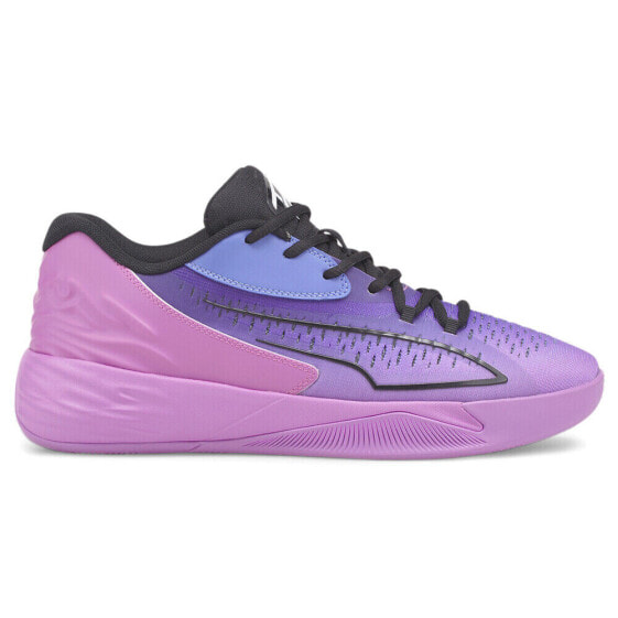 Puma Stewie 1 Causing Trouble Basketball Womens Pink, Purple Sneakers Athletic