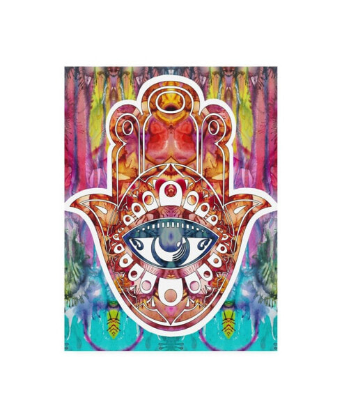 Dean Russo Hamsa Abstract Color Canvas Art - 19.5" x 26"