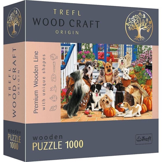 TREFL Wooden Doggy Friendship 1000 Units puzzle