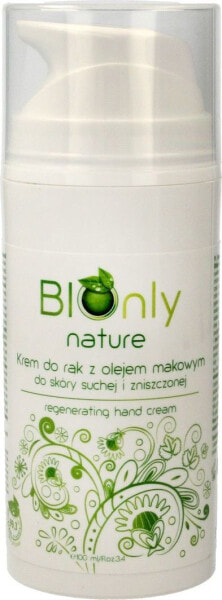 Крем для рук регенерирующий BIOnly Nature 100 мл.