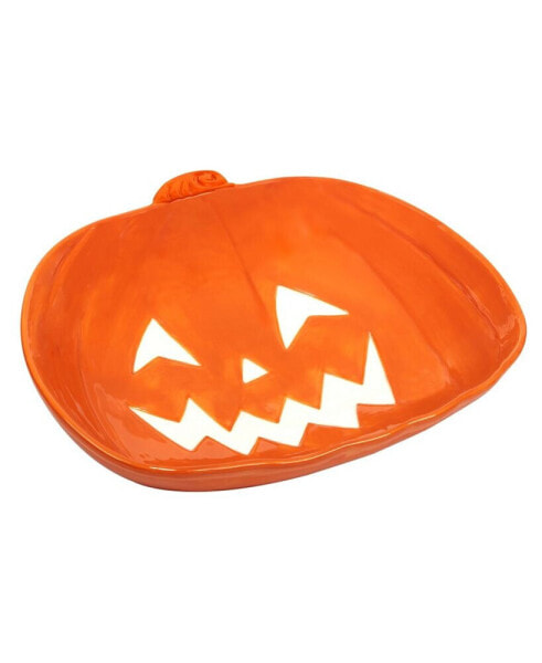 Scaredy Cat Pumpkin 3-D Serving Bowl