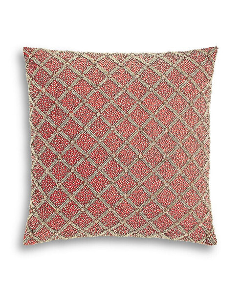 Ornate Scroll Decorative Pillow, 16" x 16", Created for Macy's