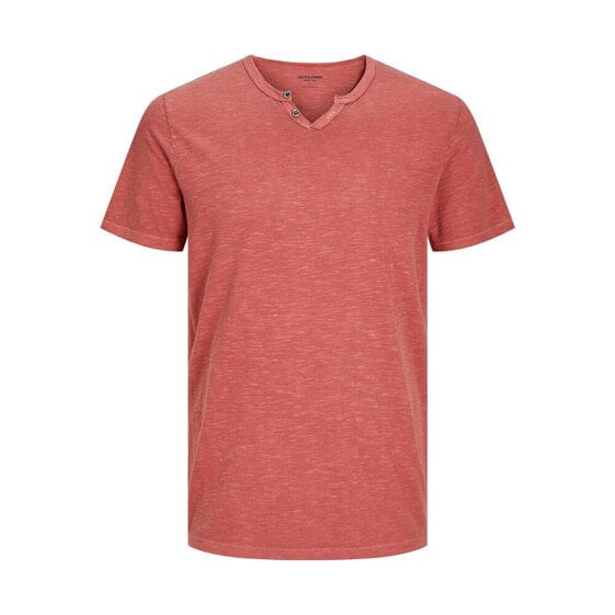 JACK & JONES Split Slim Fit short sleeve v neck T-shirt