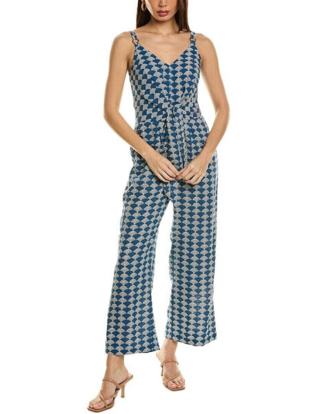 Elie Tahari The Nadine Linen-Blend Jumpsuit Women's