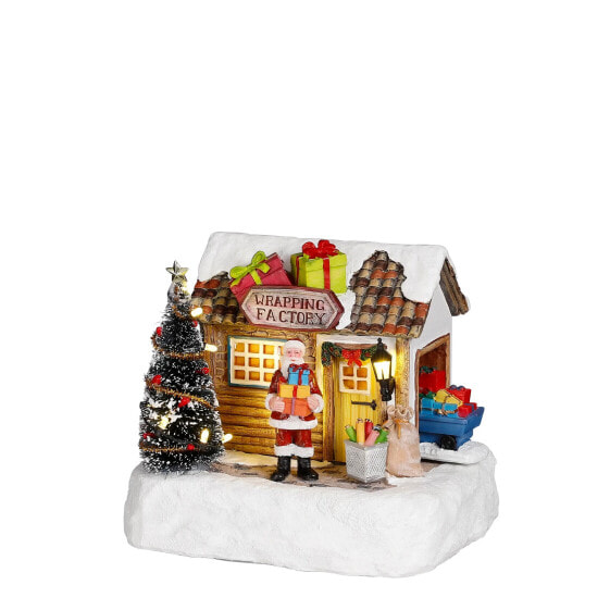 Weihnachtsdorf-Miniatur Verpackungfabrik