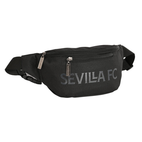 Сумка на пояс Sevilla Fútbol Club Чёрная Teen (23 x 12 x 9 см)