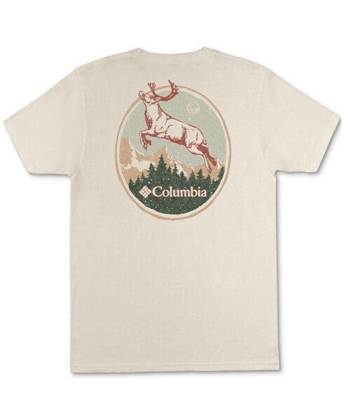 Men's Soaring Deer Logo Graphic T-Shirt