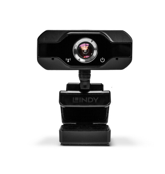 Lindy Full HD 1080p Webcam with Microphone - 1920 x 1080 pixels - Full HD - 30 fps - Manual - Auto - 110°