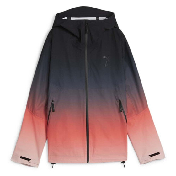 Puma Seasons Full Zip Rain Jacket Womens Size S Casual Athletic Outerwear 52508