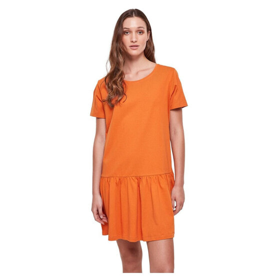 URBAN CLASSICS Valance Short Sleeve Short Dress