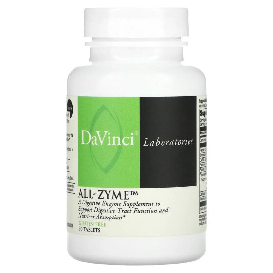 Пищеварительные ферменты DaVinci Laboratories of Vermont All-Zyme, 90 таблеток