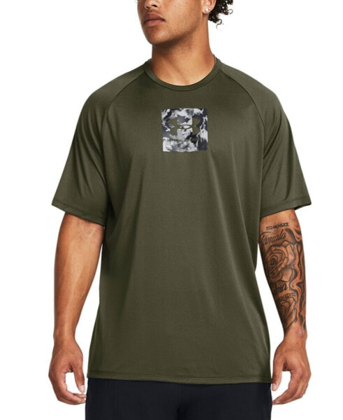 Men's UA Tech™ Camo-Fill Logo Graphic Performance T-Shirt