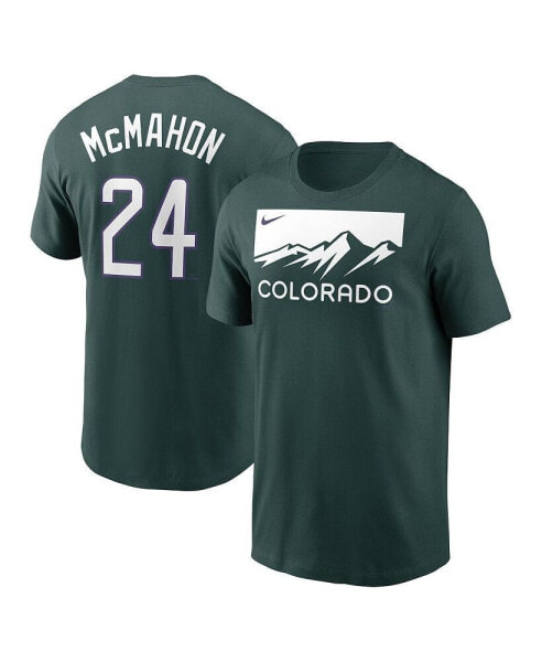Men's Ryan McMahon Green Colorado Rockies City Connect Name and Number T-shirt